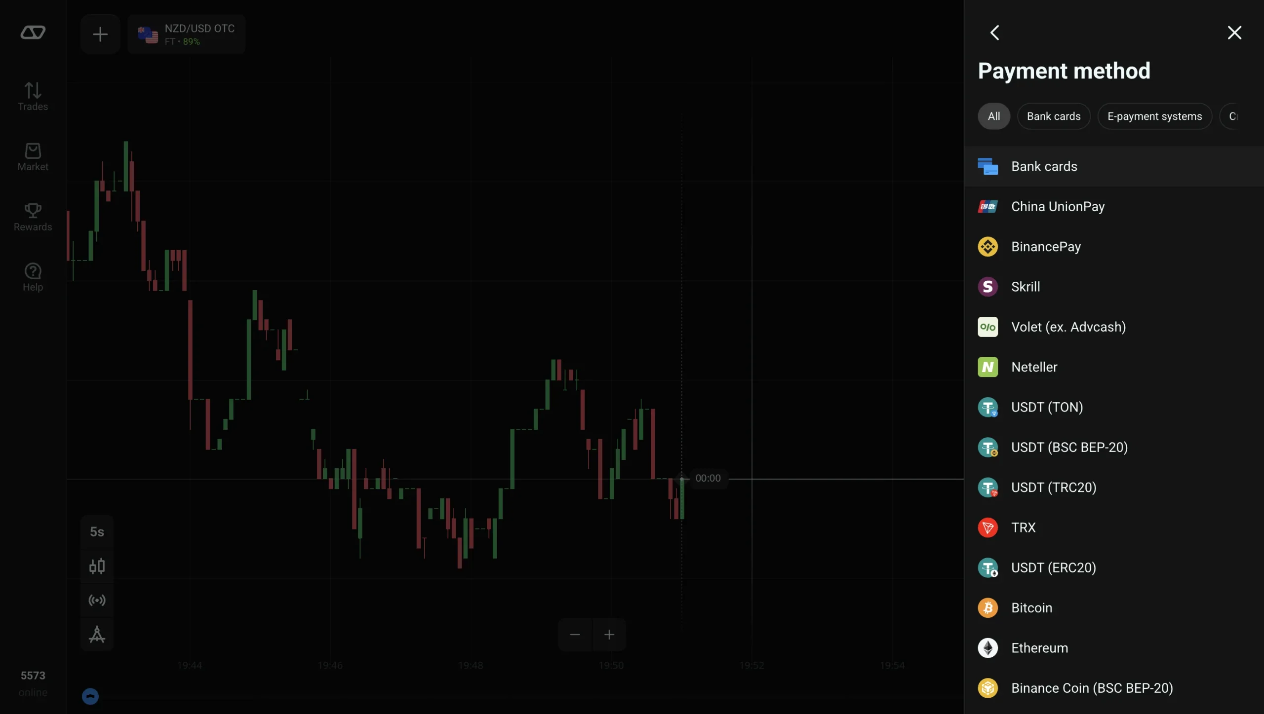 Olymptrade deposit and withdrawals methods.