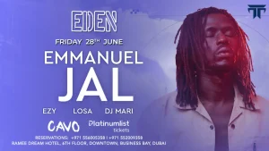 Eden Presents Emmanuel Jal Performing