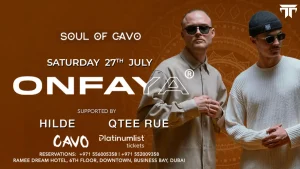 Cavo Presents Onfaya Performing Live