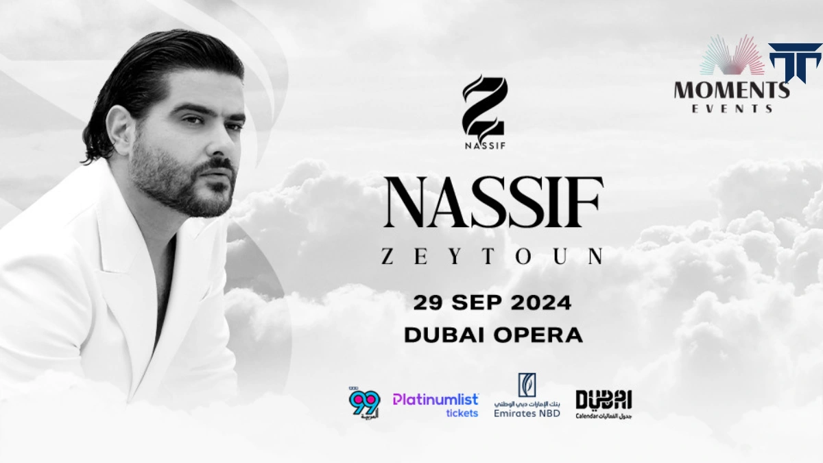 Nassif Zeytoun Concert on 29th September 2024 at Dubai Opera