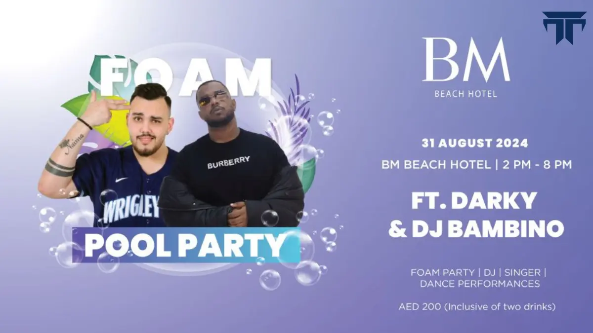 Foam Pool Party at Dubai