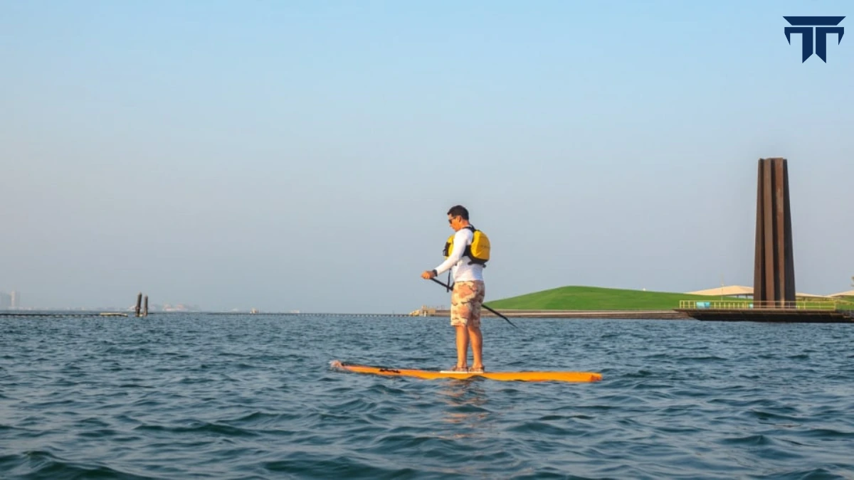 Paddling at MIA Park
