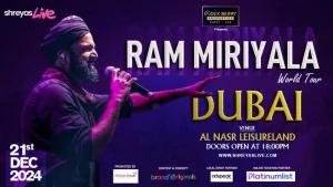 Ram Miriyala in Dubai