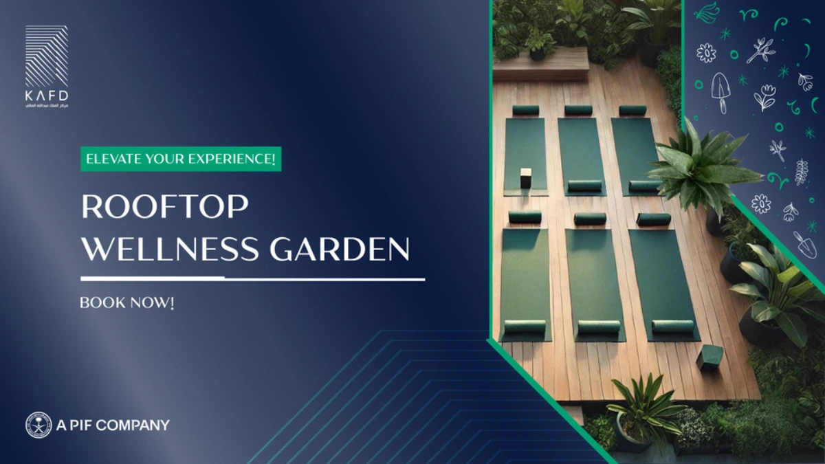 Rooftop Wellness Garden at KAFD