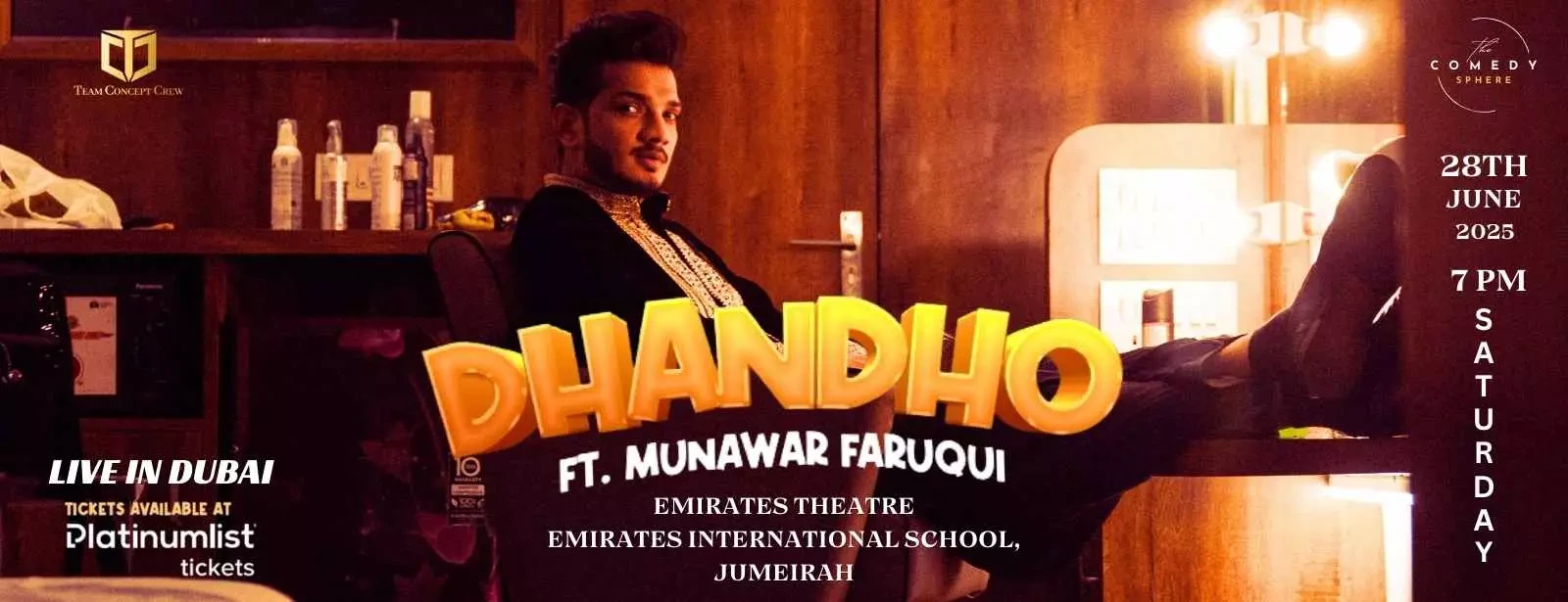 Dhandho ft Munwar Faruqui Live in Dubai