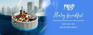 Floating Breakfast at Malibu Sky Lounge&Bar