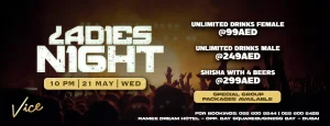 Ladies Night Wednesday at Vice Dubai