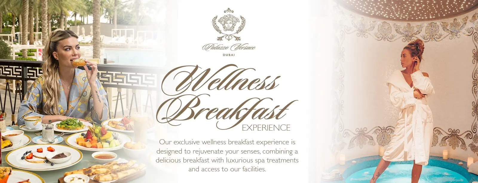 Wallness Breakfast Experence at Giardino Palazzo Versace Dubai