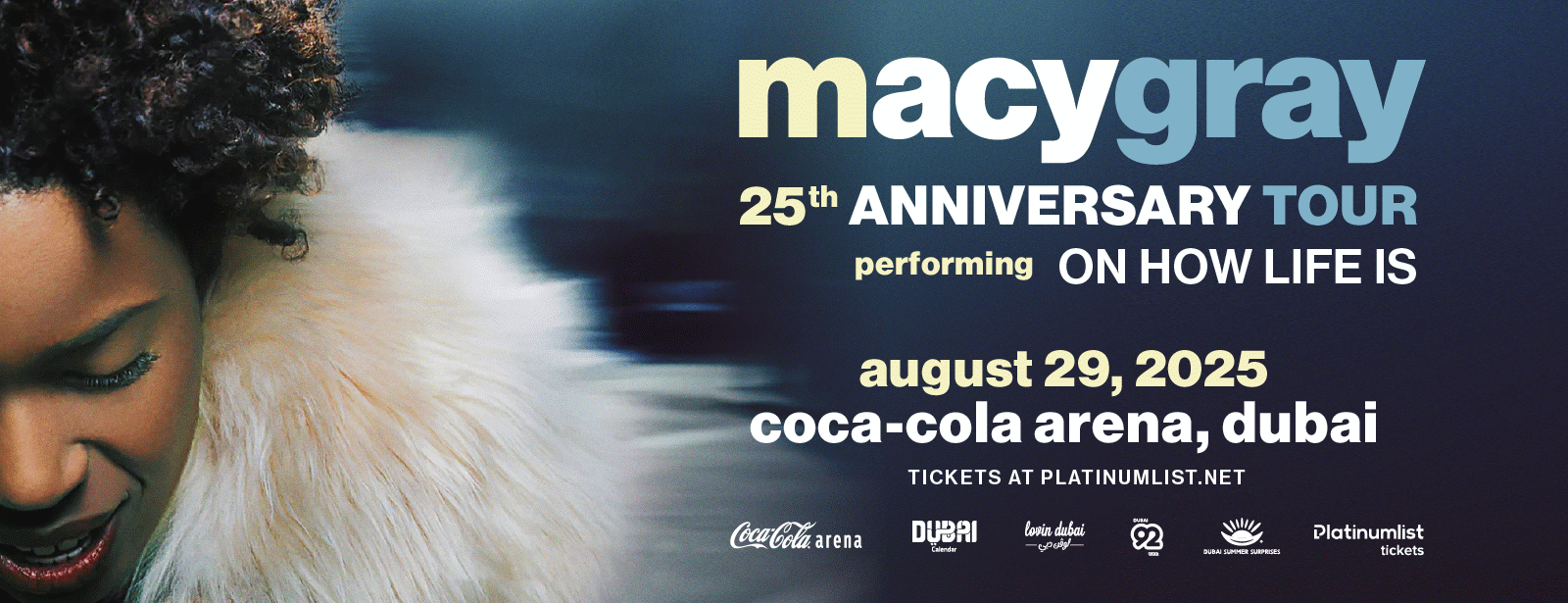 Macy Gray Live at Coca Cola Arena in Dubai