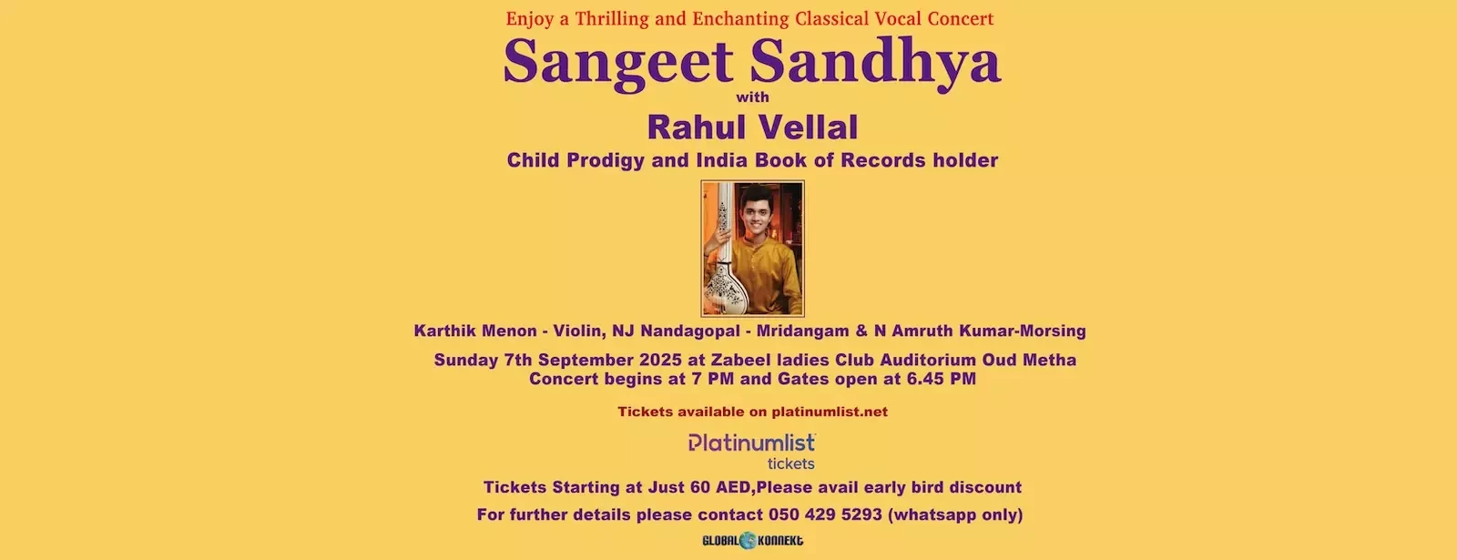 Sangeet Sandhya with Rahul Vellal Live in Dubai