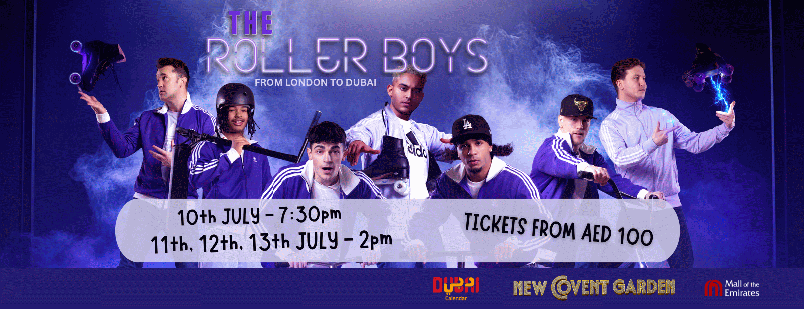 The Roller boys at New Covent Garden Theatre in Dubai