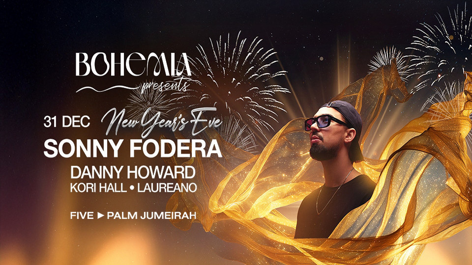 Sonny Fodera live at Bohemia Beach Club, Five Palm Jumeirah, Dubai