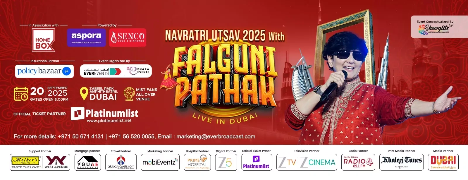 Falguni Pathak Navratri Utsav Live in Dubai 2025