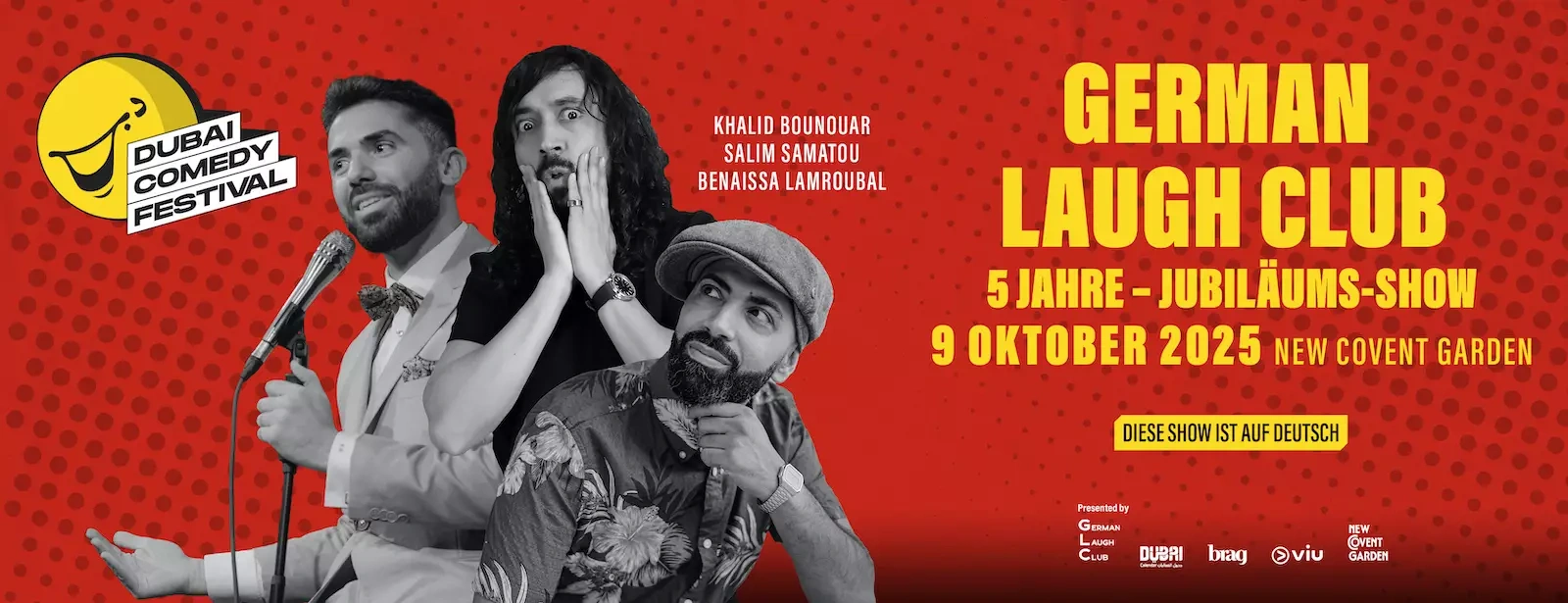 German Laugh Club 5 year Anniversary Live at Dubai Comedy Festival