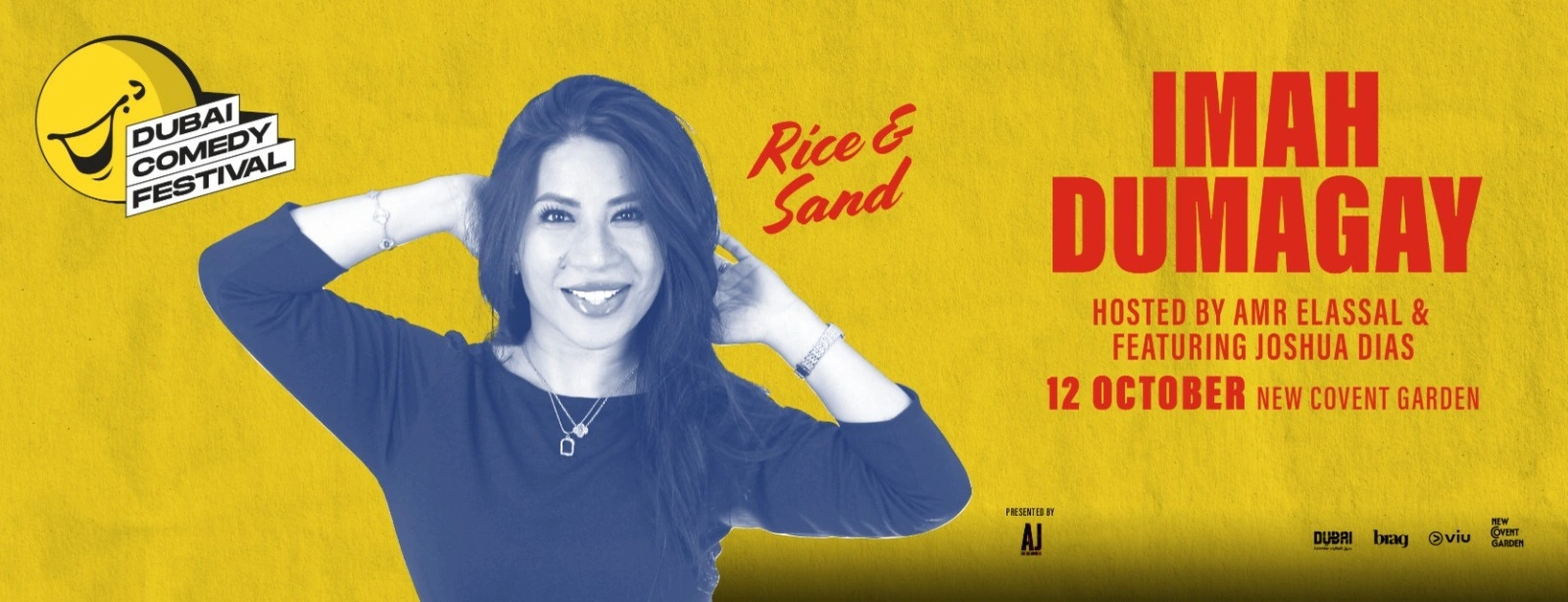 Imah Dumagay Rice and Sand Live at Dubai Comedy Festival