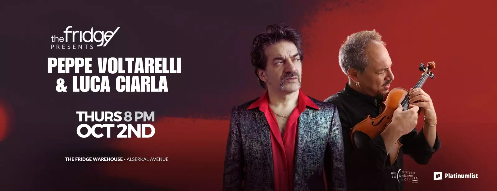 The Fridge Presents Peppe Voltarelli and Luda Ciarla in Dubai