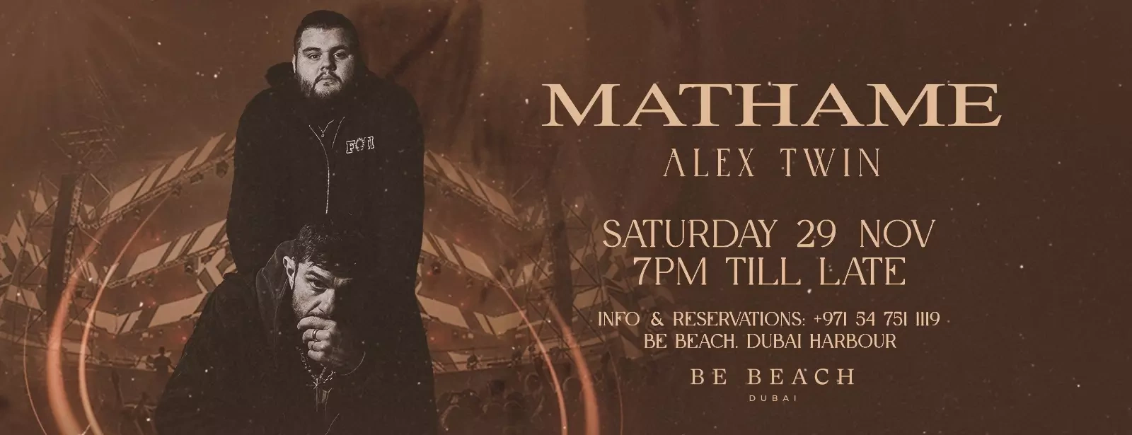 Mathame at Be Beach Dubai