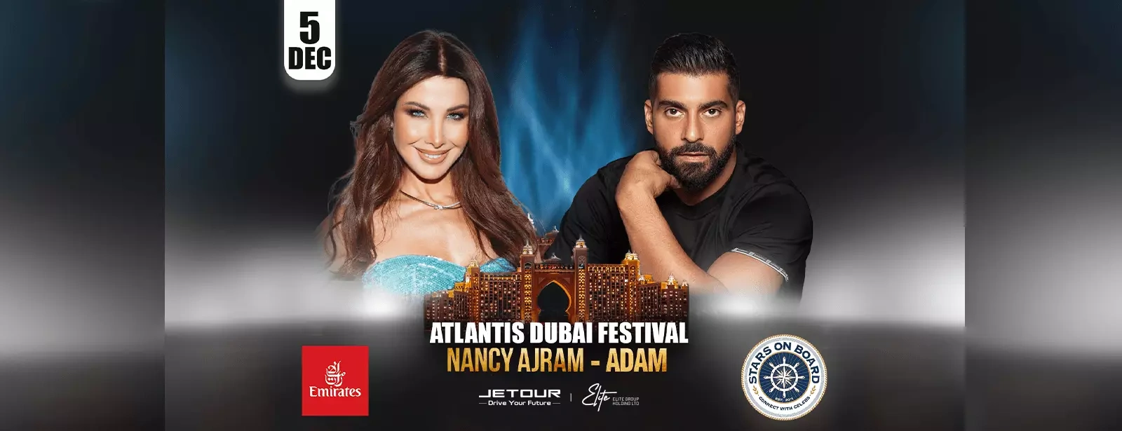 Nancy Ajram & Adam live at Atlantis Dubai Festival